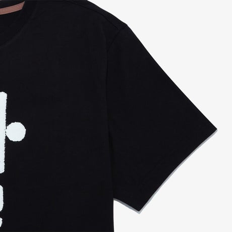 TNF HANGEUL S/S R/TEE 6 BLACK NT7UR54A