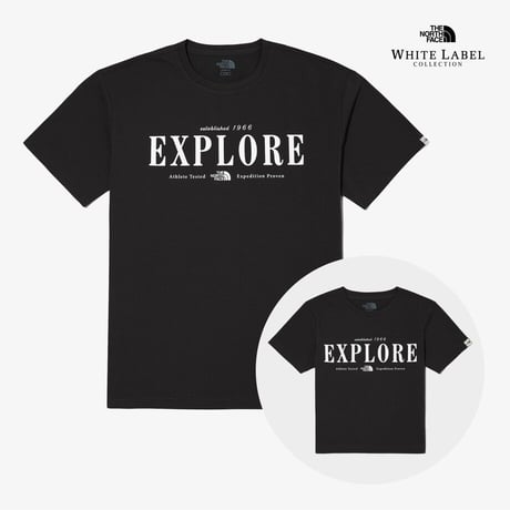 EXPLORE S/S R/TEE BLACK NT7UQ06J