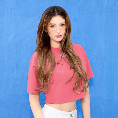 W'S ICE RUN S/S R/TEE ROSE PINK NT7UR36M