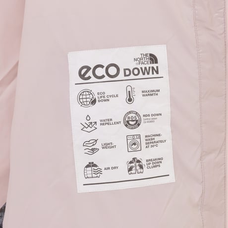 W'S NOVELTY NUPTSE DOWN A-FIT (RDS) LIGHT PINK NJ1DQ96J