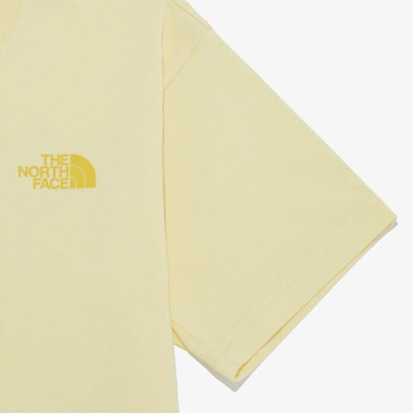 W'S TNF HANGEUL S/S R/TEE LIGHT YELLOW NT7UR42C