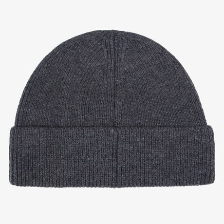 BIG LOGO BEANIE MELANGE GREY NE3BS52D