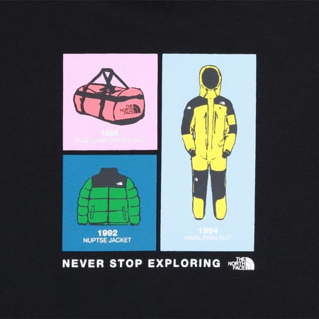 K'S EMBLEM ARCHIVE S/S R/TEE BLACK NT7US08S