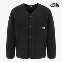 TEDDY FLEECE CARDIGAN CHARCOAL NJ4FR57A
