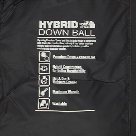 W'S CLOUD HYBRID DOWN JACKET BLACK NJ1DR31A