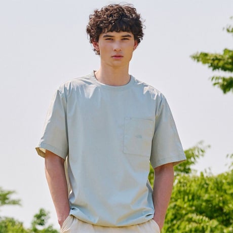 ALL ROUND S/S R/TEE PALE GREEN NT7UQ11B