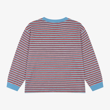 K'S PLAYON STRIPE L/S TEE SPICY ORANGE NT7TS02U