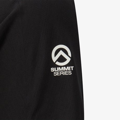 【SUMMIT SERIES】EIGER S/S ZIP TEE BLACK NT7KS01A