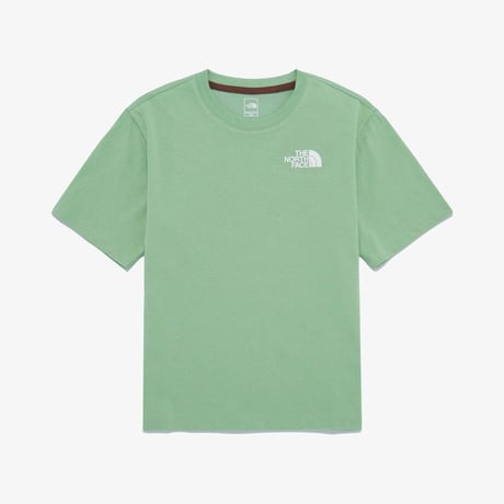 K'S TNF HANGEUL S/S R/TEE 2 PISTACHIO GREEN NT7UR29T