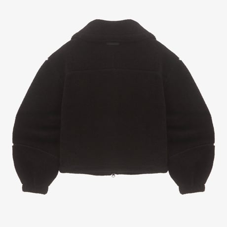 W'S PUFFY FLEECE JACKET BLACK NJ4FQ80