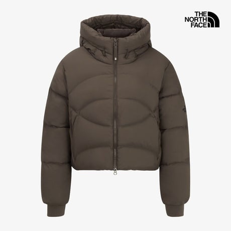 W'S SPORTS HYBRID DOWN JACKET BROWN NJ1DR82C