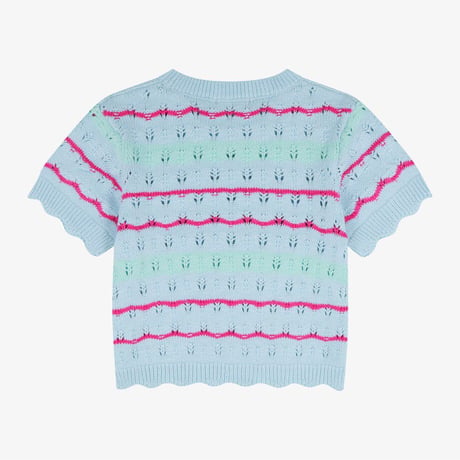 G'S STRIPE LOUNGE SET LIGHT BLUE NT7US35T