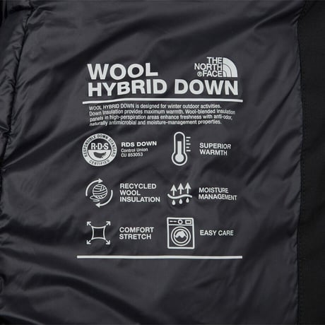 W'S FERNIE DOWN PARKA (RDS) BLACK NJ1DS47A