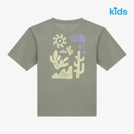 K'S NATUREGLOW S/S R/TEE SLATE KHAKI NT7UR05T
