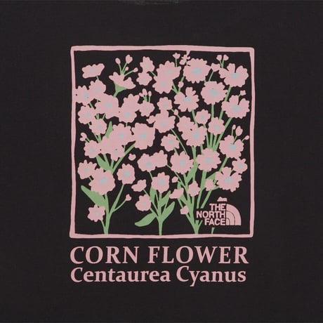 W’S FLORET S/S R/TEE REAL BLACK NT7UR32D