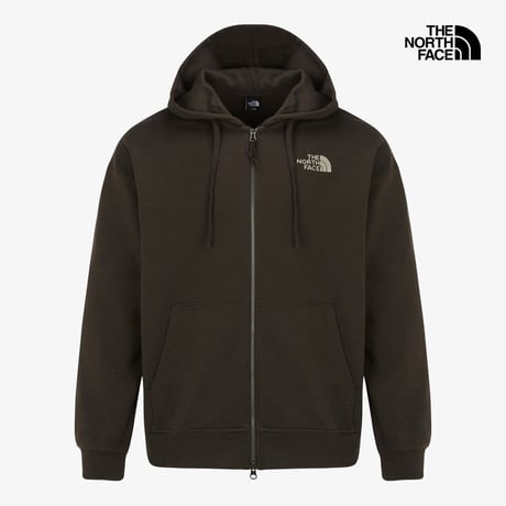 M'S MELTON HOOD ZIP-UP BROWN NM5PR51B