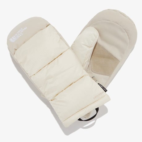 NUPTSE DOWN MITT SAND SHELL NJ3GQ54B