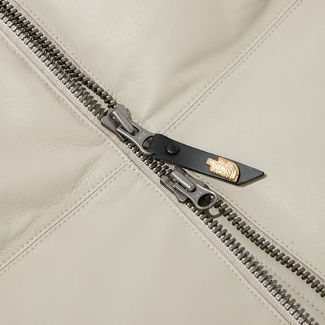 LEATHER NUPTSE DOWN JACKET BEIGE NJ1DP57L