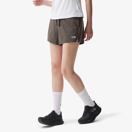 W'S PACE-ON 4" SHORTS DEEP TAUPE NS6NS39B