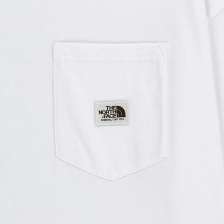 POCKET S/S R/TEE WHITE NT7US01K