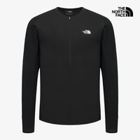 【SUMMIT SERIES】M'S CAMINO HYBRID ZIP TEE BLACK NT7LS10A
