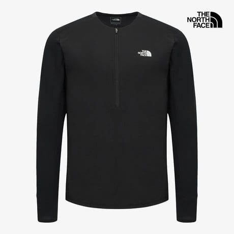 【SUMMIT SERIES】M'S CAMINO HYBRID ZIP TEE BLACK NT7LS10A