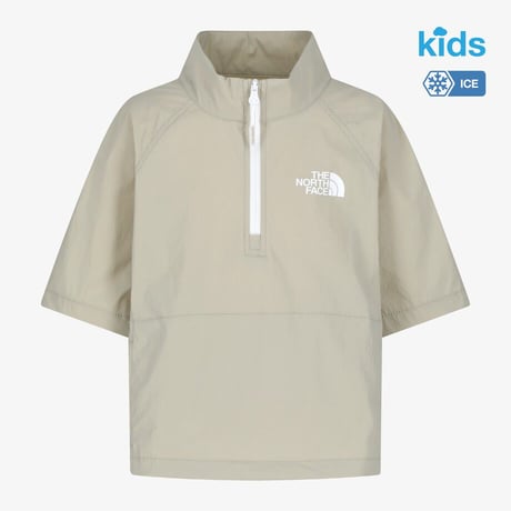 K'S ICEMAX HALF ZIP LIGHT BEIGE NT7KS03S