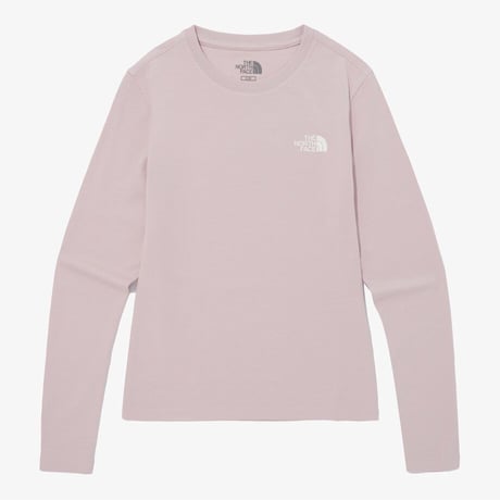 W'S CORE L/S R/TEE PALE PINK NT7TQ32L