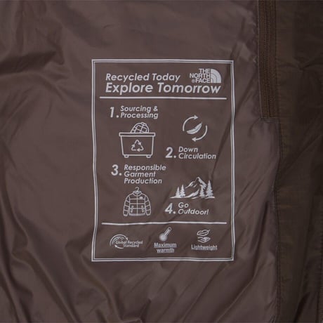 W'S TRAIL PACK DOWN JACKET DARK BROWN NJ1DS93C