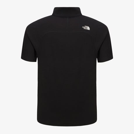 【SUMMIT SERIES】EIGER S/S ZIP TEE BLACK NT7KS01A