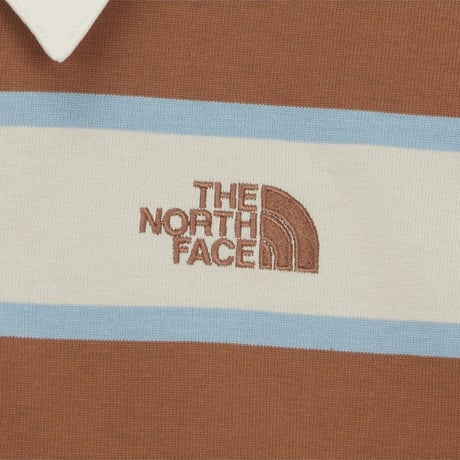 M'S EASYON STRIPE POLO TEE CAMEL NT7TR57C