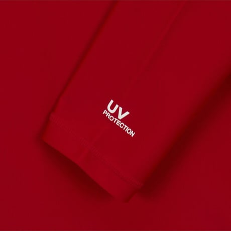 W'S SURF L/S RASHGUARD CRIMSON NT7TS32C