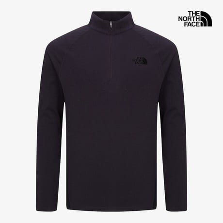 M'S RISCO L/S ZIP TEE DEEP VIOLET NT7LR54C