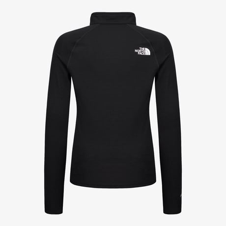 【SUMMIT SERIES】W'S SUMMIT HAYES L/S ZIP TEE BLACK NT7LS99B