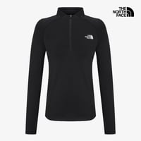 【SUMMIT SERIES】W'S SUMMIT BASE L/S ZIP TEE BLACK NT7LQ84A