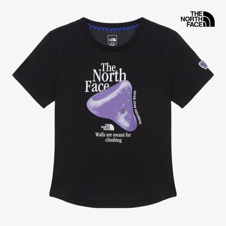 W'S UPHOLD S/S R/TEE BLACK NT7US37A
