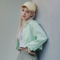 W'S ICE RUN JACKET APPLE GREEN NJ3BQ33L