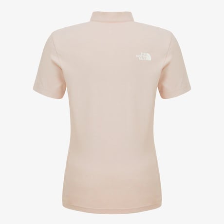 W'S ICE FLEX S/S ZIP TEE PEACH NT7KS30B