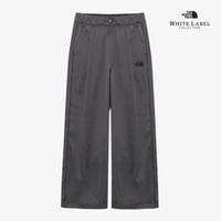 W'S SATIN WIDE PANTS CHARCOAL GREY NP6NR32K