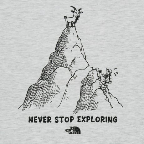 K'S DAYCLIMB L/S R/TEE HEATHER GRAY NT7TS53S
