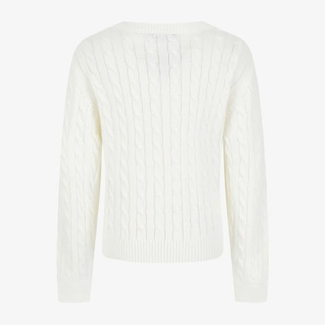 G'S CABLE CARDIGAN OFF WHITE NJ5SS51S