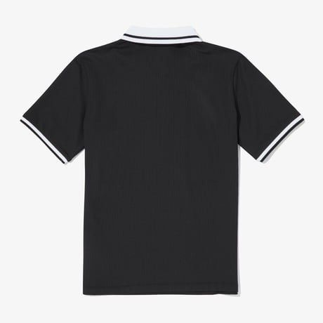 W'S ICE FIELD S/S ZIP UP POLO BLACK NT7PQ37A