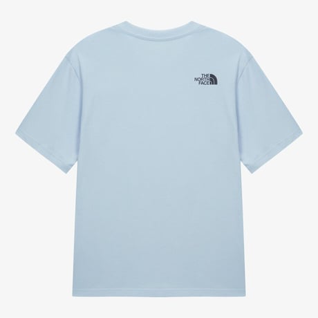 M'S COTTON BASIC S/S R/TEE LIGHT BLUE NT7US03E