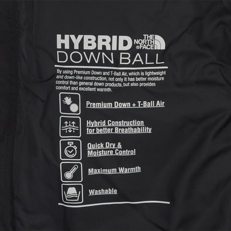 K'S EXPLORING COAT (HYBRID DOWN) BLACK NC1DR52S