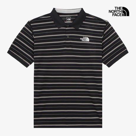 M'S CMX STRIPE S/S POLO BLACK NT7PR05A
