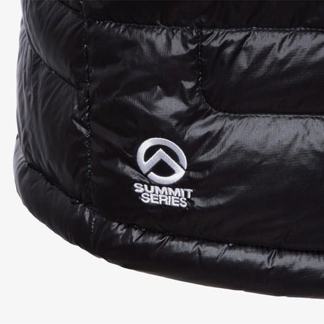 【SUMMIT SERIES】M'S LIGHT HEAT DOWN VEST (RDS) REAL BLACK NV1DS20B