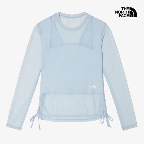W'S NETTY L/S RASHGUARD LIGHT BLUE NT7TS33C