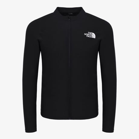 M'S SURF RASHGUARD ZIP UP BLACK NJ5JS05A