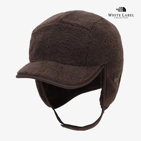 PUFFY FLEECE EARMUFF CAP BROWN NE3CS52L
