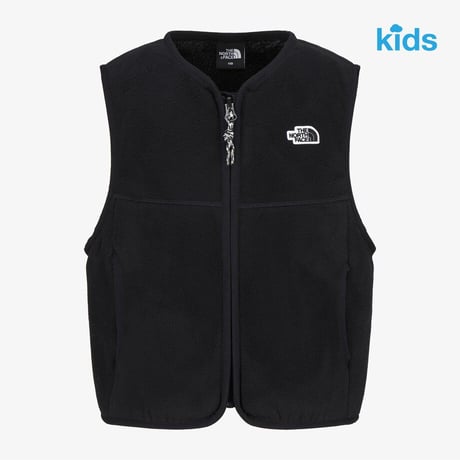 K'S CAMPOUT FLEECE VEST BLACK NV4FS51S